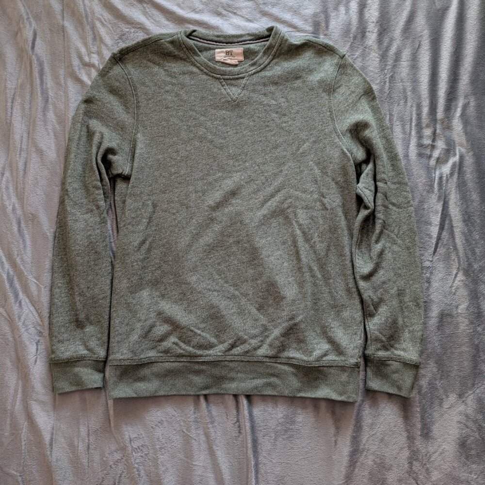 BT Supply Co. Heathered Green Crewneck Sweatshirt M